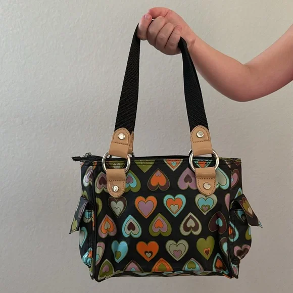 Y2K Heart Print Mini Bag Unbranded - Picture 6 of 10